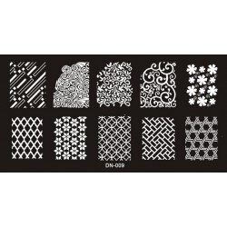 Matrita Stampila unghii #DN009 Matrita stampila unghii